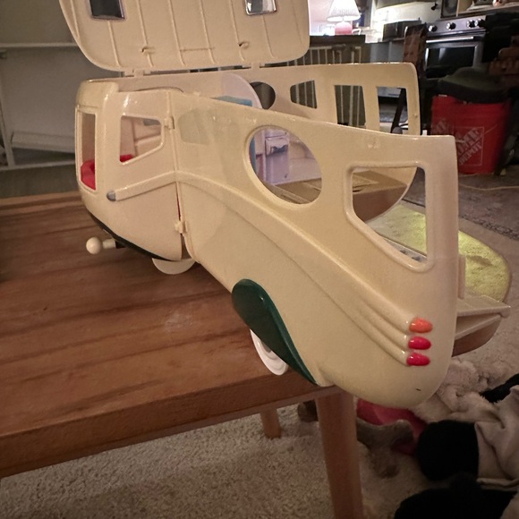 Calico critters retro camper van 1 broken hinge door stays intact super cute - Picture 11 of 13